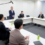 　自民党と日本維新の会でつくる憲法改正条文起草協議会＝１４日午後、国会