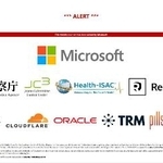 　無害化されたフィッシング業者のシステムに表示されるページ（警察庁提供）