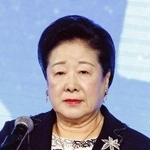 　旧統一教会の韓鶴子総裁（ゲッティ＝共同）