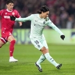 　ＣＳＫＡソフィア戦でプレーするモナコの南野＝ソフィア（共同）