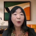　オンライン記者会見でＩＣＣ支援を訴える伊藤和子弁護士＝１６日午前