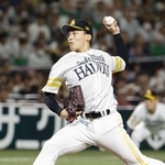 　日本ハム戦に先発したソフトバンク・前田悠＝みずほペイペイドーム