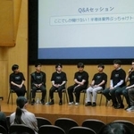 　半導体メーカーが業界の魅力を発信する学生向けの合同イベント＝１９日午後、神戸市