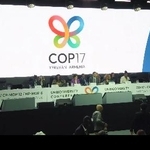 　ＣＯＰ１７の開幕会合＝１９日、アルメニア（国連の中継から）