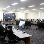 　政府の火山調査委員会の定例会合＝１９日午後、東京都内