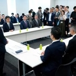 　自民党と日本維新の会による社会保障改革の実務者協議＝２１日午後、国会