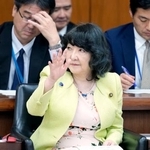 　衆院財務金融委で趣旨説明のため、挙手する片山財務相＝２１日午後