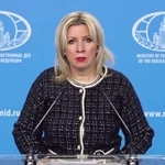 　ロシア外務省のザハロワ情報局長