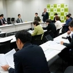 　日本維新の会の規制改革調査会＝２２日午後、国会