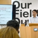 　定例記者会見で２０２７年度の予算編成方針を発表する兵庫県の斎藤元彦知事＝２８日午後、兵庫県庁