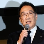 　記者会見するニデックの戒田理夫社長＝２８日午後、東京都内