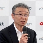 　記者会見する関西電力の森望社長＝２９日午後、大阪市