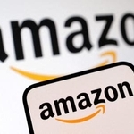 　米アマゾン・コムのロゴ＝２０２５年２月（ロイター＝共同）