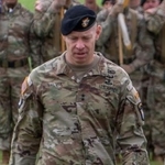 　米陸軍のブレット・シルビア中将＝２０２５年５月、ケンタッキー州（ＡＰ＝共同）
