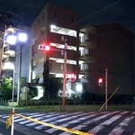 　女性２人が切り付けられた市営住宅＝１０月２９日午後、名古屋市東区