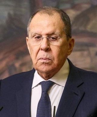 　ロシアのラブロフ外相（タス＝共同）