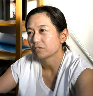 　取材に応じる大上かおりさん＝７月、福岡県内