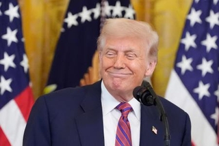 　トランプ米大統領＝７月、ワシントン（ＡＰ＝共同）