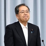 　公明党全国県代表協議会で厳しい表情の斉藤代表＝１日午後、東京都新宿区
