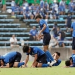 　ＰＫ戦の末、神村学園に敗れた大津イレブン＝Ｊヴィレッジ