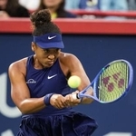 　ナショナルバンク・オープン準々決勝でエリナ・スビトリナと対戦する大坂なおみ＝５日、モントリオール（イマジンイメージズ・ロイター＝共同）