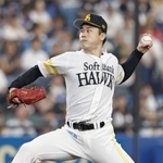 　ロッテ戦に先発したソフトバンク・松本晴＝ＺＯＺＯマリン