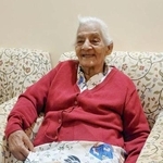 　死去したアシャさん。「朝子」という日本名を持ち、インド独立の志士とも言われる＝２０２４年７月、インド・パトナ（共同）