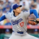 　エンゼルス戦に先発登板したドジャース・大谷＝アナハイム（共同）