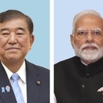 　石破茂首相、インドのモディ首相