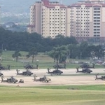 　韓国・平沢の米軍基地キャンプ・ハンフリー＝１８日（聯合＝共同）