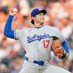 　ロッキーズ戦に先発したドジャース・大谷＝デンバー（共同）