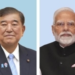 　石破茂首相、インドのモディ首相