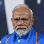 　インドのモディ首相（ゲッティ＝共同）