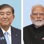 　石破茂首相、インドのモディ首相