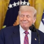 　トランプ米大統領＝７月、ワシントン（ＡＰ＝共同）