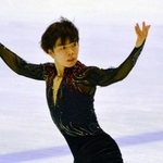 　シーズン初戦を制したフィギュアスケート男子の佐藤駿＝新潟市