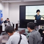 　東京電力柏崎刈羽原発の再稼働を巡り開かれた公聴会＝３１日午後、新潟県庁