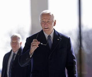 　バイデン前米大統領＝１月（ゲッティ＝共同）