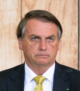 　ブラジルのボルソナロ前大統領（ゲッティ＝共同）