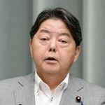 　記者会見する林官房長官＝１日午前、首相官邸