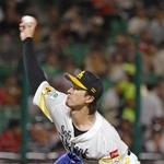 　オリックス戦に先発したソフトバンク・上沢＝みずほペイペイドーム