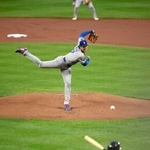 　オリオールズ戦に先発登板したドジャース・大谷＝ボルティモア（共同）