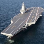 　中国の最新鋭空母「福建」＝２０２４年５月（新華社＝共同）