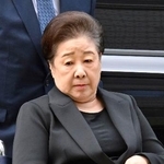 　旧統一教会の韓鶴子総裁＝２２日、ソウル（共同）