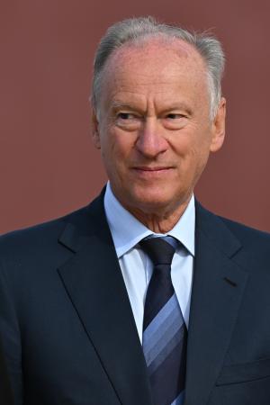 　ロシアのパトルシェフ大統領補佐官＝７月、ロシア北部アルハンゲリスク州（タス＝共同）