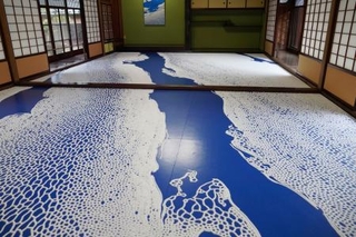 　山本基さんの作品「時を紡ぐ」