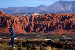 　ユタ銀行選手権で３３位だった金谷拓実＝２６日（ゲッティ＝共同）