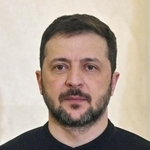 　ウクライナのゼレンスキー大統領（ゲッティ＝共同）