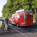 　キノコ採りのグループがクマに襲われた現場付近＝３日午後、宮城県栗原市