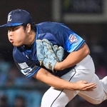 　９回に登板し逆転サヨナラ負けを喫するも、初の最多セーブを獲得することが確定した西武・平良＝楽天モバイルパーク